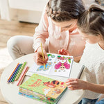 24 Pcs Spring Coloring Books for Kids, Floral Safari Art Party Favors & Classroom Crafts