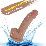 7.7 Inch Realistic Dildo For Women, Female Sex Toys With Strong Suction Cup For Hands-Free Play, Adult Toys Realistic Penis For G-Spot Stimulation Dildos Anal Sex Toys For Women And Couple