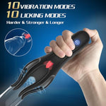 Male Masturbator Sex Toys For Men, Male Penis Vibrator For Mens With Tongue Licking, Masterbater Adult Sex Toy For Couples Him Gay Women Pleasure