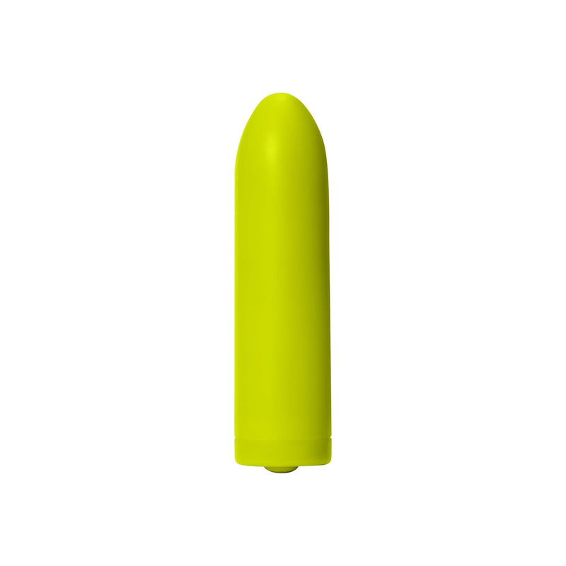 Zee Handheld Portable Small Massager - Strong, Compact Massaging - Usb Rechargeable - 100% Water Resistant Bullet - Citrus Color