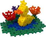 250-Piece Rainbow Interlocking Building Blocks Set for Kids Ages 5+