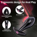 Metal Anal Plugs 4Pcs With Luxury Jewelry T-Shaped Base Anal Trainer Kit Metal Butt Plug Prostate Massage Sex Toy Stimulation Adult Sex Toys For Men Women
