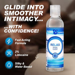 Relax WaterBased Glide,Unscented,Fragrance Free Lubricant-4 oz