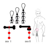 New Metal Ball Cock Ring Penis Overheavy(0.8Lb) Weight Hanger Stretcher Penis Erection Enlarger Extender Weight Stretcher Sex Toys For Men (3 Ball 18 Oz 36Mm)