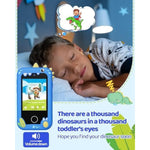 Kids Smart Phone Toys, Birthday Gifts Idea Dinosaur Toys For 3 4 5 6 7 8 Year Old Boys, Touchscreen Hd Digital Dual Video Camera, Preschool Learning Toy For Kids 3-5 Travel Trip Activity (Blue)