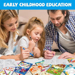 24 Mini Activity Books for Kids Ages 4-12, Mazes, Dot-to-Dot & Word Games