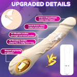Thrusting Vibrator Thrusting Dildo Vibrator, G Spot Vibrator Clitoris Stimulator With 10 Vibration Modes & 10 Thrusting Modes, Womens Sex Toys Female Sex Toy For Women And Couples Pleasure