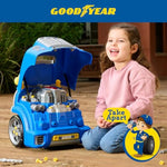 Good Year Pretend Play Take Apart Toy Engine Set for Kids - 48 Pcs Mechanic Toys Car Truck Fun Engine Toy for Children Age 3+ by Red Toolbox