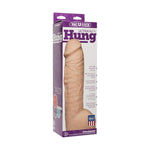 Vac-U-Lock - Hung - Made Of Ultraskyn - 12 Inch Dildo With Massive 8.5 Inches Girth - F-Machine And Harness Compatible - Vanilla