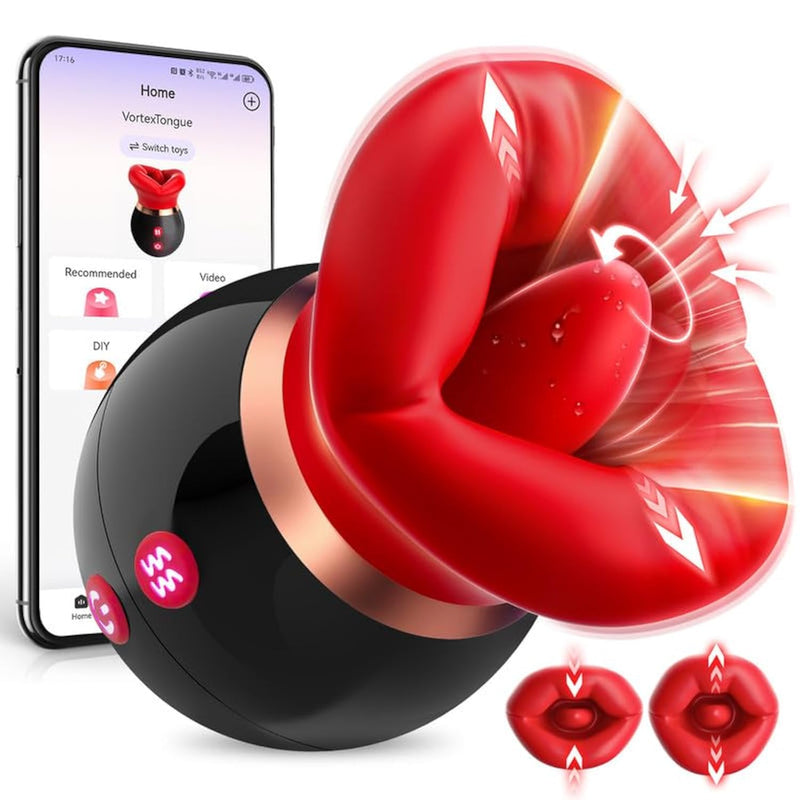 Adult Sex Toys Women Vibrator - App Control Sucking Vibrater With 3 Suction 10 Vibration Tongule Licking For Clit Nipple Anal G Spot, Female Rose Vibrators Sex Toy For Couples Games Portable