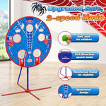 Spider Upgraded 2-In-1 Shooting Games Toys: Rotating Target, 2 Air Blasters & 24 Foam Balls, Bean Bag Toss Game For Kids, Indoor Outdoor Yard Party Games For Boys Girls 4 5 6 7 8 9 10+ Year Old Gift