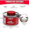 6 Hour Chafing Fuel - Food Warmer for Chafing Dish Buffet Set - Liquid Safe Fuel With Wick & Lid Opener 7.4 Oz (Pack of 12)