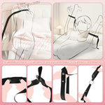 Strap On Dildo Harness, Adult Sex Toys For Women Men Strapon Pegging Dildos, Adjustable Soft Nylon Thorax Strap-On Harness With 2 Size Metal O-Rings, Oral Adult Toy For Lesbian Gay Couples Anal Play