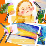 150-Piece Deluxe Art Set with Wooden Case, Coloring Book & Sketch Pads