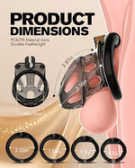 Lightweight Chastity Cage Sex Toy for Men