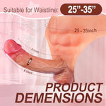 Realistic Strap On Dildo Harness Wearable Dildo Panties, Silicone Anal Dildos With Solid Penis, High Elastic Strapon Dildos Transgender Clothing Sex Toy, G Spot Vagina Stimulator For Lesbian Couples