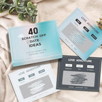 Couples Gifts For Boyfriend Girlfriend, 40 Scratch Off Date Ideas Bridal Shower Gifts, Stocking Stuffers For Women Men, Anniversary Birthday Presents For Husband, Couple Games For Engagement Wedding