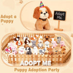 24Pcs Small Dog Stuffed Animals Kids Plush Puppy Stocking Stuffers Party Favors Bulk Dog Paw Adoption Class Pet Puppy Toys Doll For Party Bag Goodie Bag Stuffer Gift Fillers