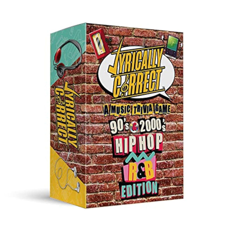 '90S & 2000S Music Trivia Card Game - Hip Hop And R&B Edition - Finish The Lyrics Challenge, Fun For Adults, Party Or Family Night