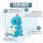 Dinosaur Plushies Toys Dino For Toddlers 16 In. Cute Stuffed Animal, Soft Plush Birthday Gifts For Kids Teens Adults (Blue)