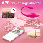 App Remote Control G-Spot Panty Vibrator, Pink Fun Long Distance Bluetooth Wearable, Egg Vibrator With 9 Modes, Rechargeable, Waterproof Sex Toy For Couples, Female Toy