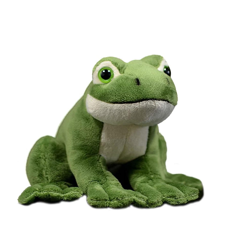 Kawaii Realistic Frog Plush Toy Simulation Green Frog Stuffed Animal Lifeli