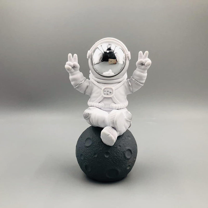 Figurine Astronaut Statue Spaceman Décor,Desktop & Tabletop Decorative Cute Mi