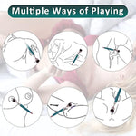 Bullet Vibrator - Makeup Brush Toy With 10 Vibration Modes, G Spot Vibrator For Precision Clitoral Stimulation, Nipple Vaginal Anal Massager Discreet Adult Toys For Women