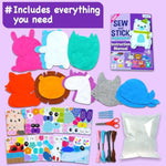 Unicorn Sewing Kit for Kids Ages 4-8 - 8 Beginner Projects with Felt and Jumbo Needles