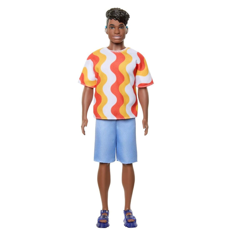Barbie Fashionistas Ken Doll #220 with Behind-The-Ear Hearing Aids & Broad