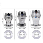 Anal Expander Dildo Hollow Personal Massager Anal Plugs Butt Plug Bdsm Sm Sex Toys For Men Women Prostate Massage G-Spot Stainless Steel Sex Toys For Women