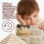 Ancient Pyramid Egypt Stem Toys Educational Stackable Building Blocks Bricks For Kids Ages 7 8 9 10+ Years Old, Creative Architectural Learning Games, Montessori Toys For Children, 122 Pcs