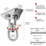 Adult Sex Swing with Stand for Bedroom - 360 Degree Rotating Swivel Swing Bondage Kit
