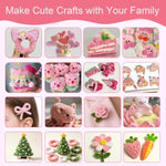 600 Piece Pipe Cleaner Flower Kit, 6 Color Pipe Cleaners for DIY Crafts