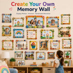 DIY Wooden Picture Frame Craft Kit for Kids, Makes 30+ Frames for Group Activities
