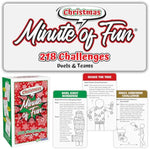 Christmas Special Edition, 218 Minute Of Fun Games - Minute To Win It Family Party & Travel For Kids & Adults, 2-12 Players! Play With Everyday Household Items.