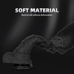 Big Black Horse Dildo 3 Size Animal Dildos Silicone Realistic Dildo With Suction Cup Huge Long Anal Dildo Plug Thick Dildo Animal Big Penis Masturbation Sex Toys For Men Women Adult Toy (M)