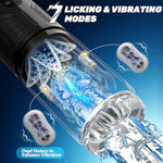 Male Masturbator Sex Toys For Men - Male Sex Toy Pump With 7 Licking Vibrating Rotating Thrusting Mode, Hands Free Masturbators Lcd Display Stroker Vibrator Adult Sex Toys & Games