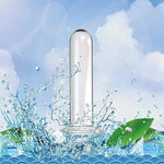 Glass Dildo Crystal Glass Wand Dildo Penis, Large Round Glass Butt Plug Huge Crystal Anal Plug Anal Masturbation Butt Expander Sex Wand Sm G-Spot Anal Pleasure Trainer For Men Women (4.5Cm)