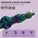 10.24" Squirting Monster Dildo Fantasy Ejaculating Dog Knot Penis,Silicone Realistic Tentacle Dildo Dragon Cock W/Enema Bulb,Thick Anal G Spot Stimulator Suction Cup Masturbator Sex Toy For Women Men