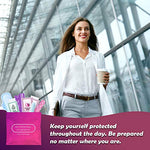 Menstrual Kit All-in-One 10 Pack | Convenience on the Go | Period Kit Pack for Travelling, Tweens & Teenagers or just When You’re Out | Individually Wrapped Feminine Hygiene Product (Pink)