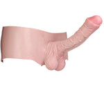 Durable Liquid Silicone Made Male Penis Sleeve Hollow Sleeve Pant, Huge Dildo Strap On Wearable Panties, Harness Dildo Adult Sex Toy For Men Women