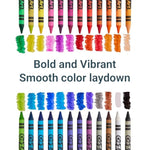 576 Count Bulk Crayons, 24 Packs of 24 for Classroom & Home Art Supplies