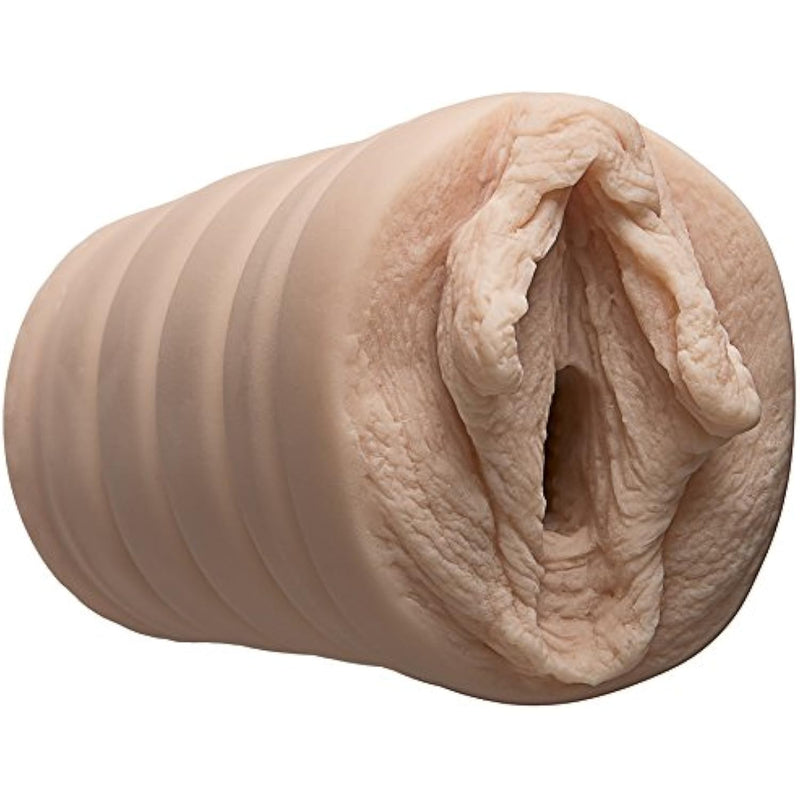 Doc Johnson Signature Strokers - Kimberly Kane - ULTRASKYN Pocket Pal - Open-Ended Stroker - Pussy, Vanilla