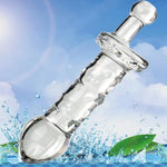 Glass Wand Anal Plug,Crystal Butt Plug Glass Anal Dildo Prostate Massager Sex Toy Glass Anal Dildo Adult Sex Toys Crystal Glass Pleasure Wand Dildo Glass Dildo Butt Plug For Women Men