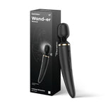 Wand-Er Woman Vibrator Sex Toy | Adult Toys For Women | Wand Vibrator In Xxl Size | Vibrating Sexual Pleasure Device | Stimulation Vibrators | Woman Sextoy (Black)