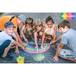 120 Pack Jumbo Sidewalk Chalk, 10 Neon Colors, Washable Outdoor Art for Kids
