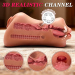 3 in 1 Pocket Pussy Male Masturbator, Sex Toys for Men