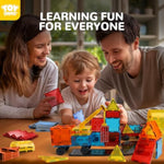 Magnetic Tiles For Kids Ages 3-5, 80Pcs Magnet Building Toys For Kid Age 4-8, Construction Buildiing Tile For Toddler 1-3, Kids Preschool Toys