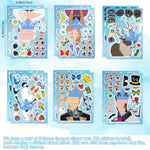 122 Pcs Snowflake Party Favor Set with Goodie Bags, Stickers & Make-a-Face Crafts